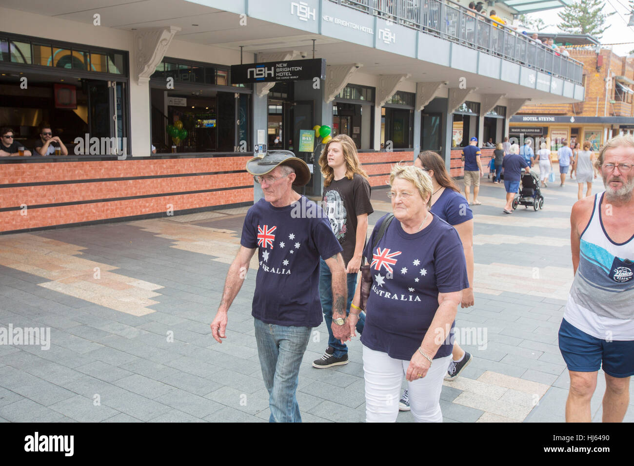 Sydney, Australien. 26. Januar 2017. Der Australia Day ist die offizielle National Day of Australia. Jährlich am 26. Januar gefeiert, markiert es den Jahrestag der Ankunft der ersten Flotte der britischen Schiffe in New South Wales 1788. Bildnachweis: Martin Beere/Alamy Live News Stockfoto