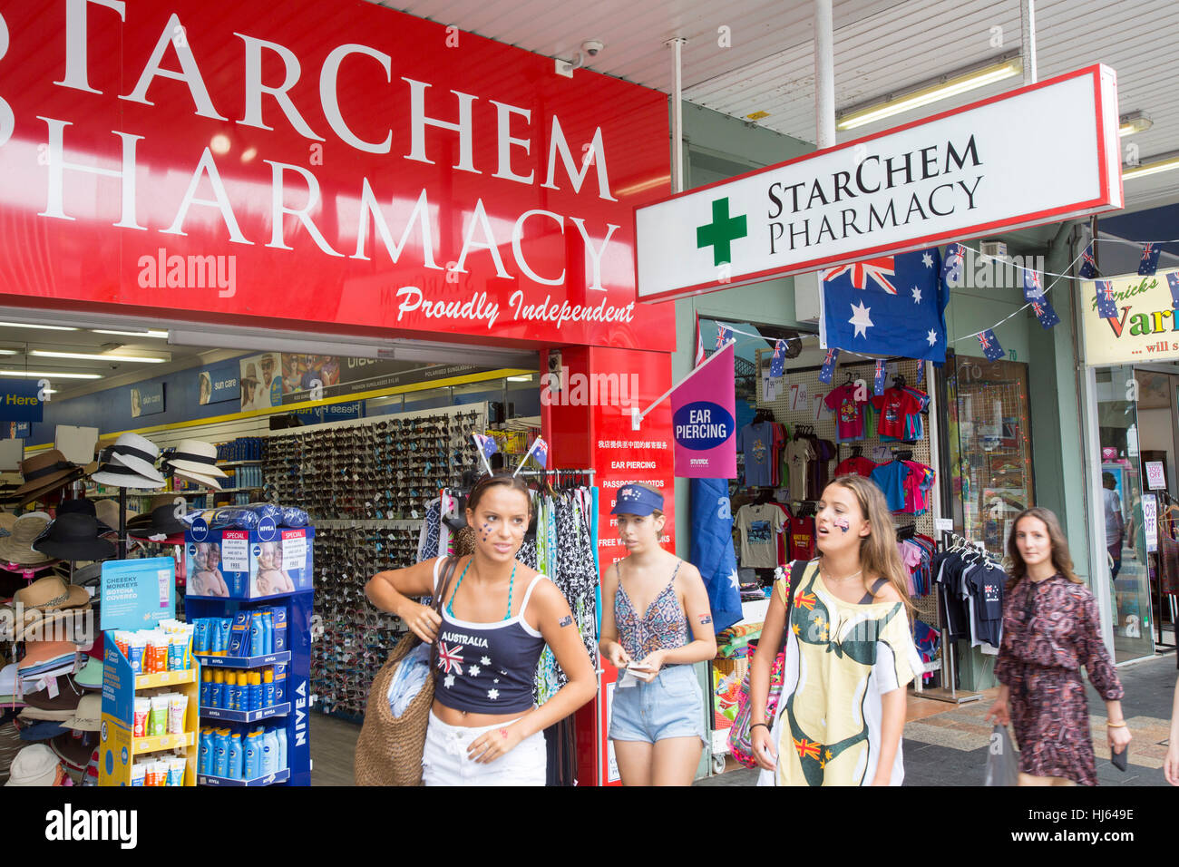 Sydney, Australien. 26. Januar 2017. Der Australia Day ist die offizielle National Day of Australia. Jährlich am 26. Januar gefeiert, markiert es den Jahrestag der Ankunft der ersten Flotte der britischen Schiffe in New South Wales 1788. Bildnachweis: Martin Beere/Alamy Live News Stockfoto