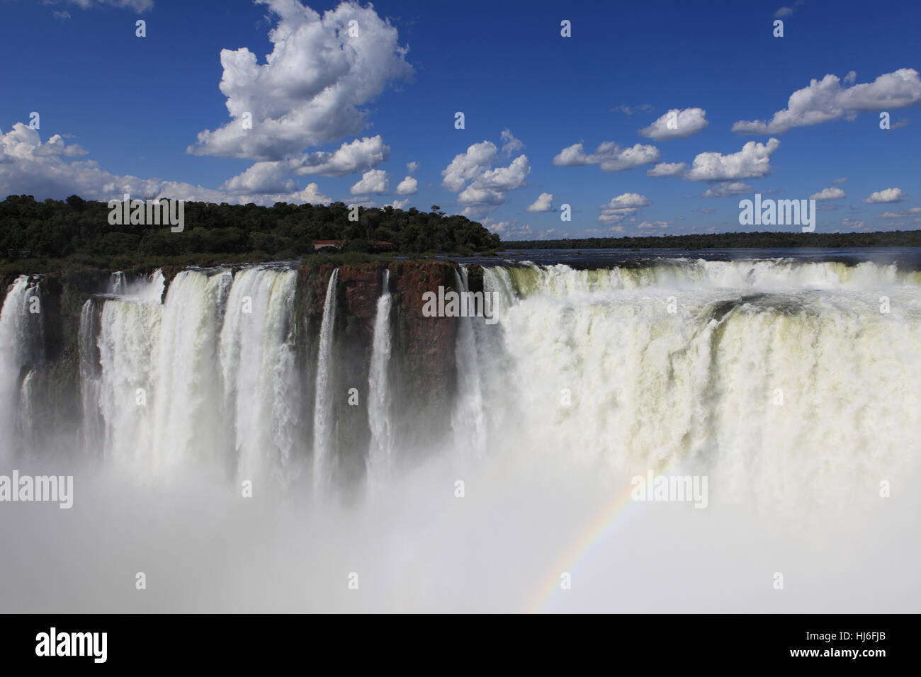Iguazu-Wasserfälle Stockfoto
