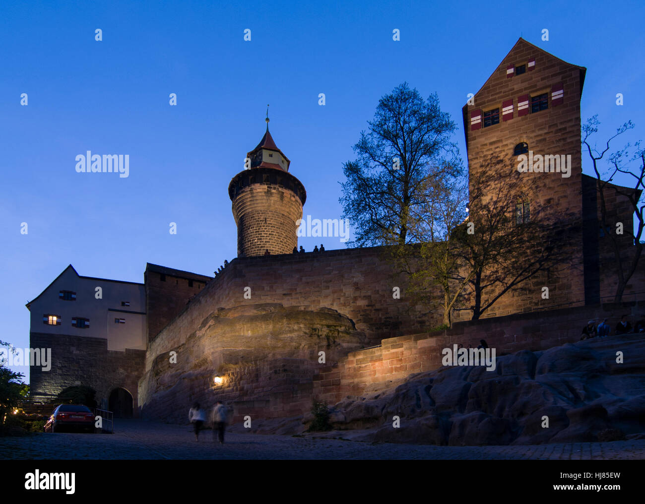 Nürnberg, Nürnberg: Burg, Mittelfranken, Mittelfranken, Bayern, Bayern, Deutschland Stockfoto
