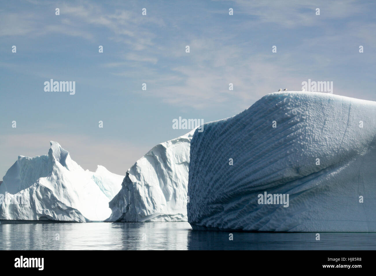 Eisberge, Grönland Stockfoto