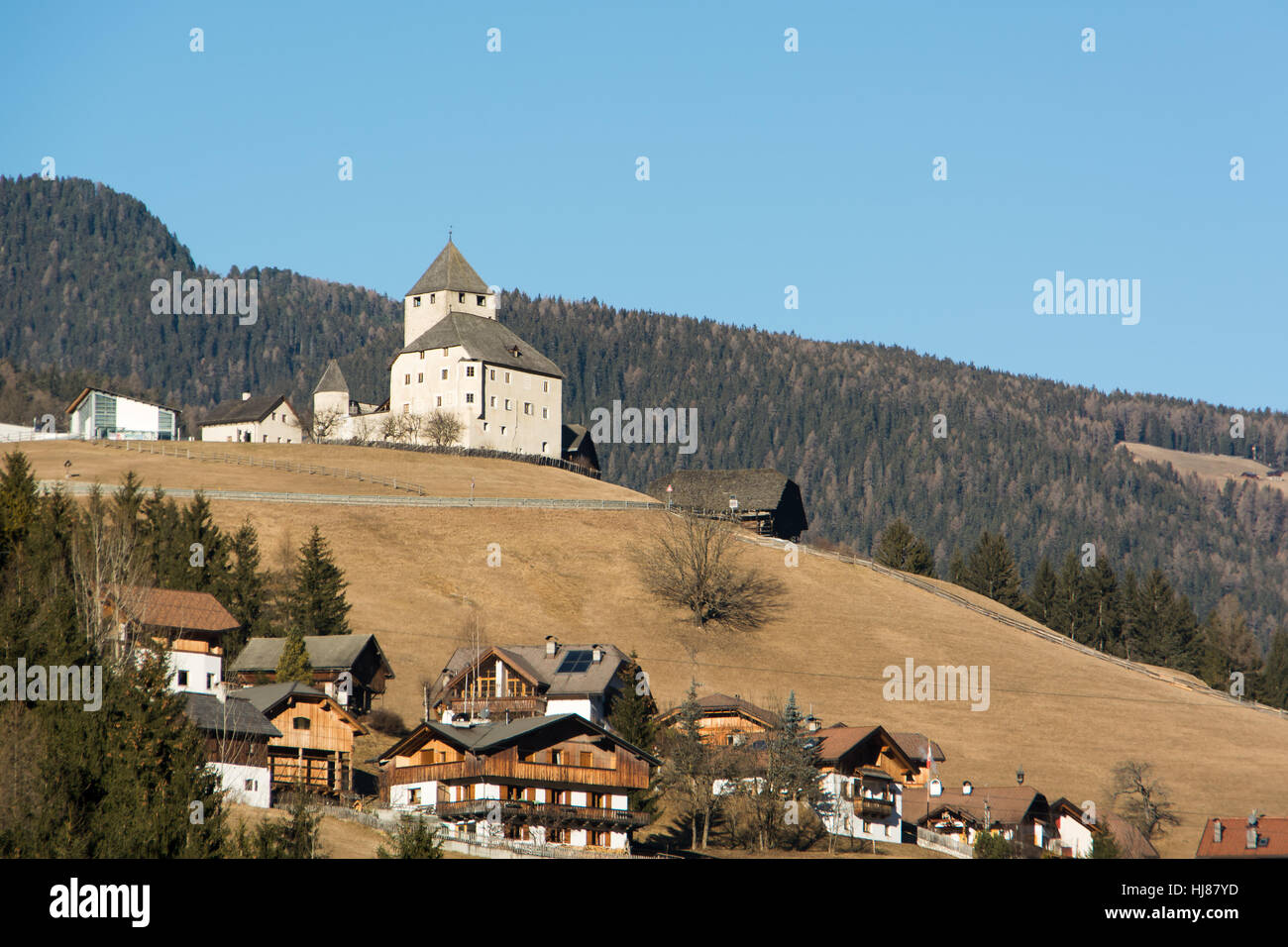 Schloss St. Martin in Thun in Italien Stockfoto
