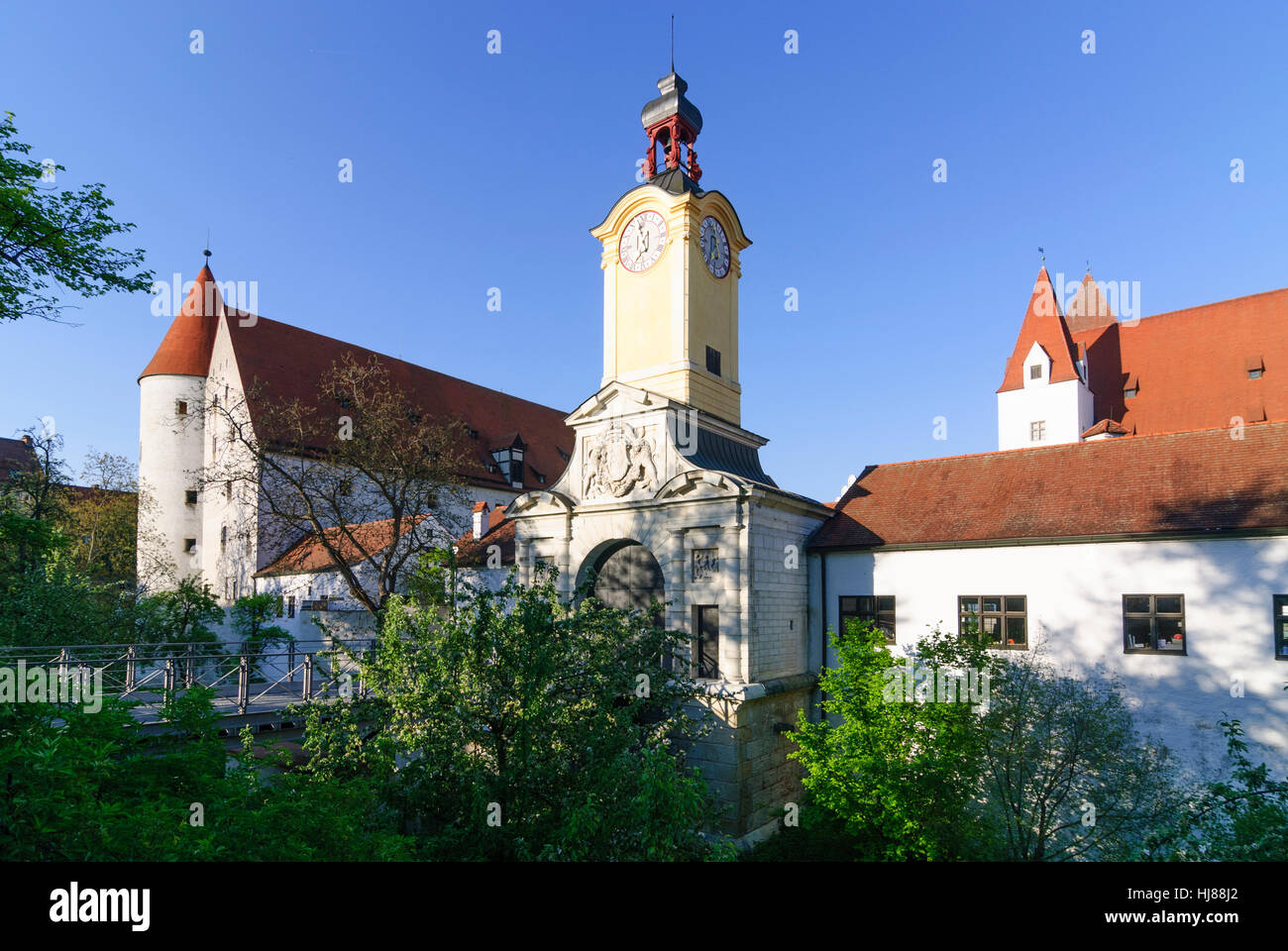 Ingolstadt: neues Schloss, enthält das bayerische Armeemuseum, Oberbayern, Oberbayern, Bayern, Bayern, Deutschland Stockfoto