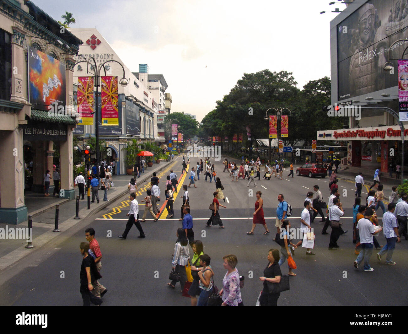 Orchard Road, Singapur, Asien Stockfoto