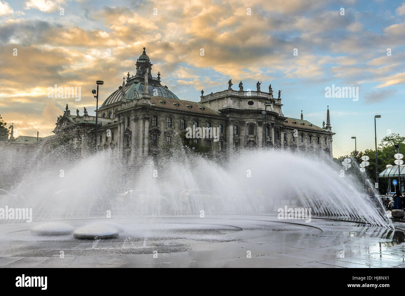Justizpalast, München Stockfoto