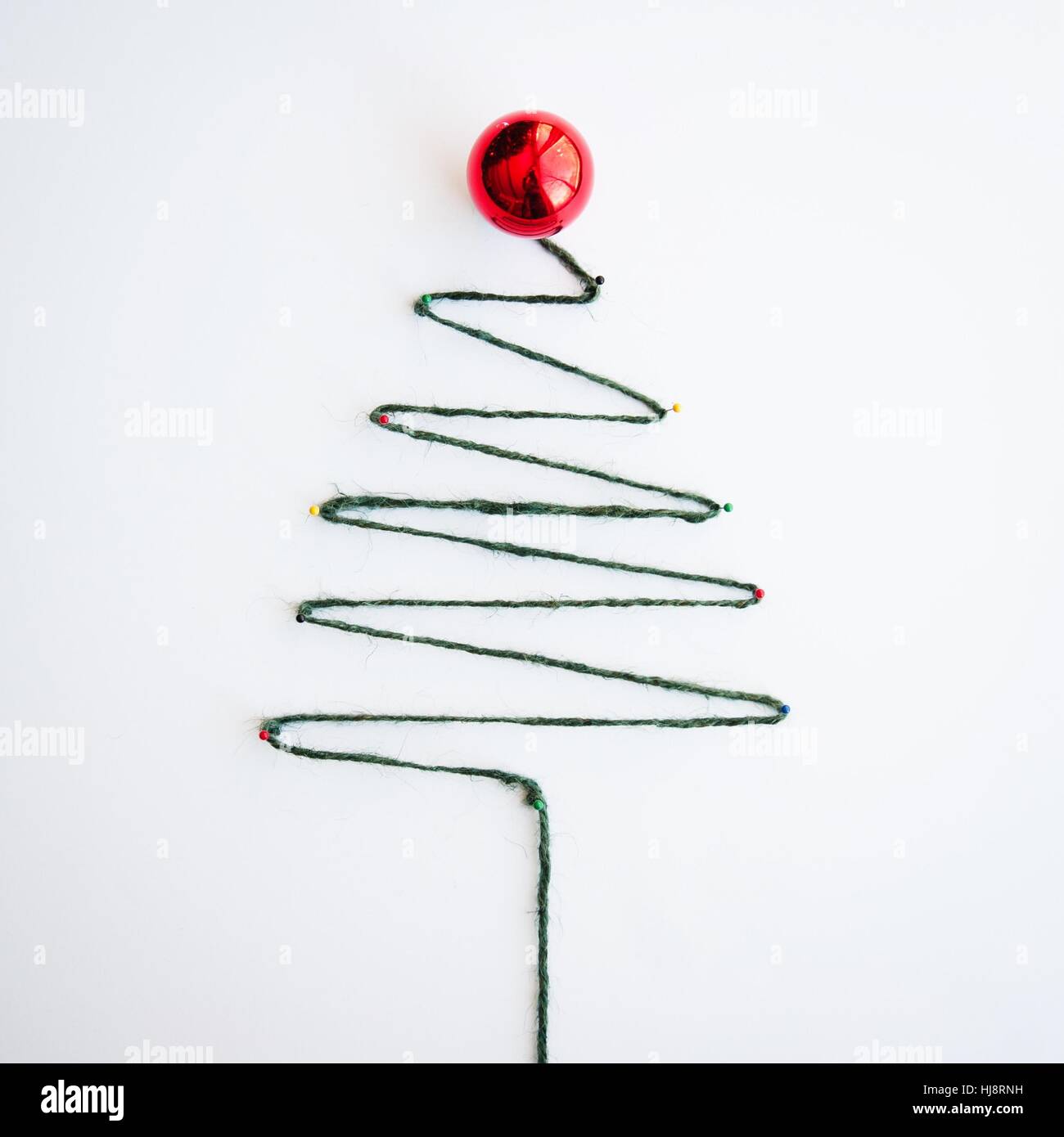 Konzeptionelle Weihnachtsbaum Stockfoto