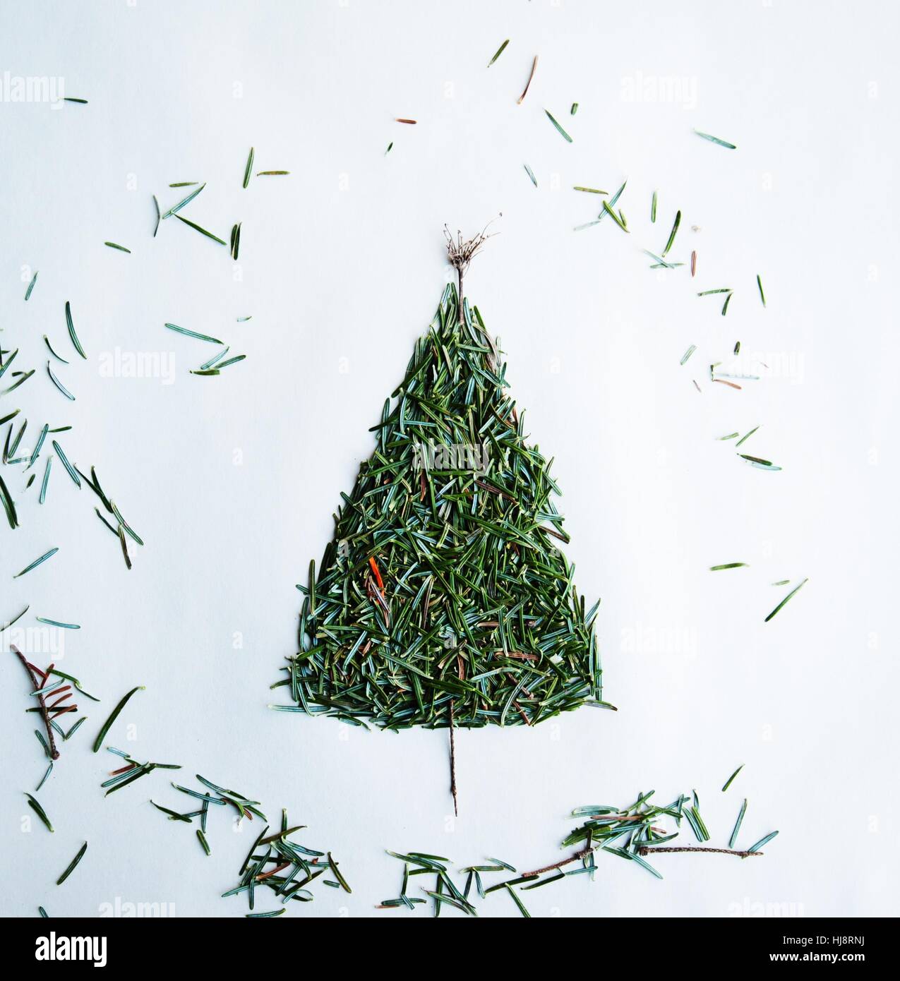 Konzeptionelle Weihnachtsbaum Stockfoto