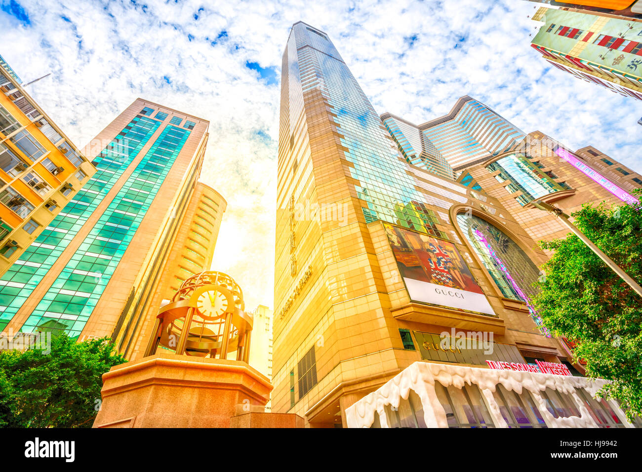 Times Square Hongkong Stockfoto
