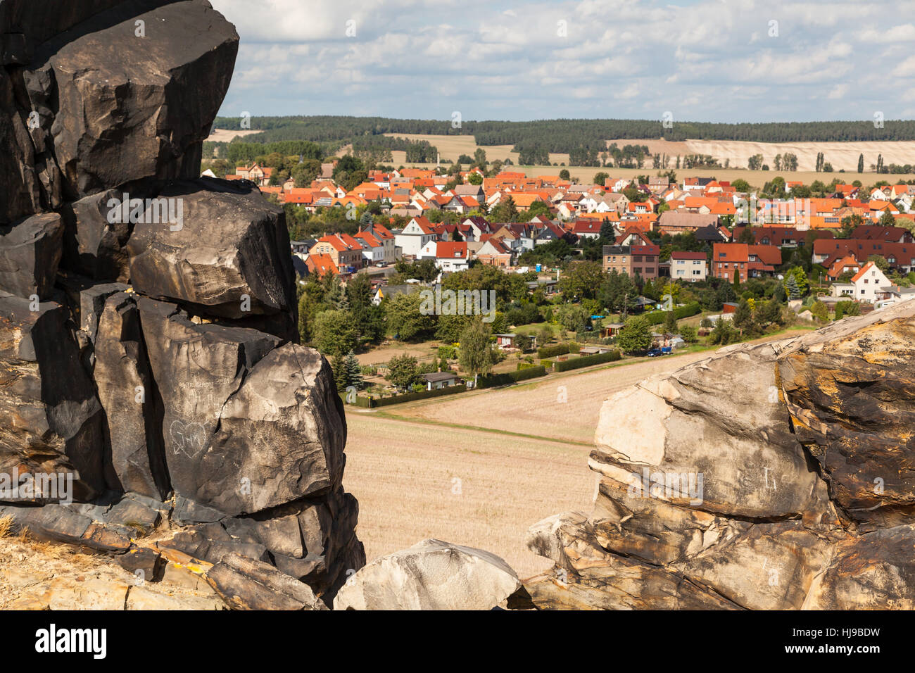 Naturschutzgebiet, Harz, blau, Naturschutz, Attraktion, Felsen