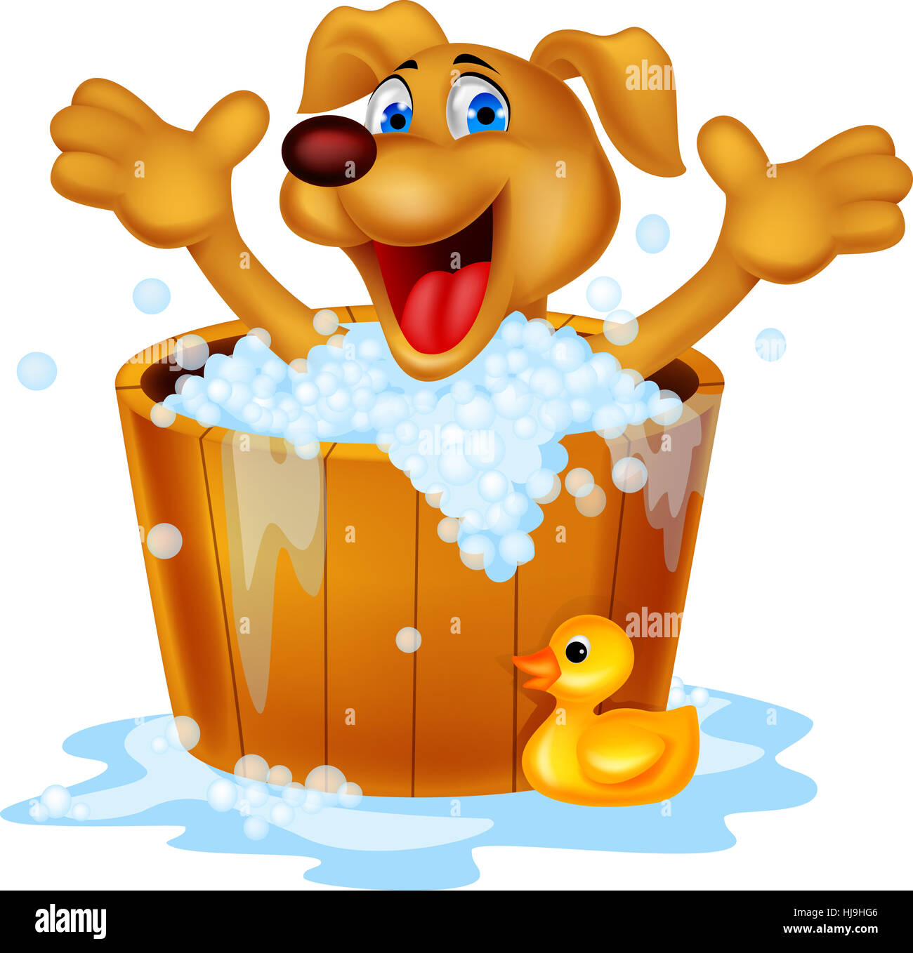 Witz, Tier, Jungtier, Baby, lustig, Cartoon, Baden, Begeisterung