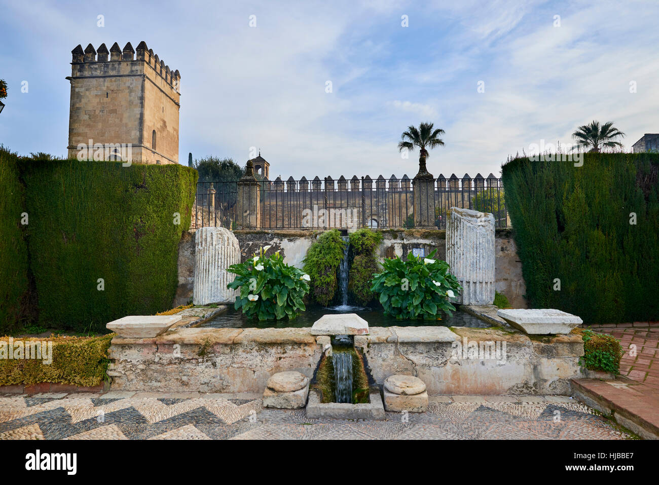 Alcazar der katholischen Könige, Córdoba, Andalusien, Spanien, Europa Stockfoto