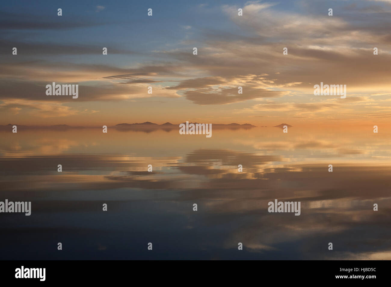 Great Salt Lake in der Nähe von Vorgebirge, Utah, USA Stockfoto