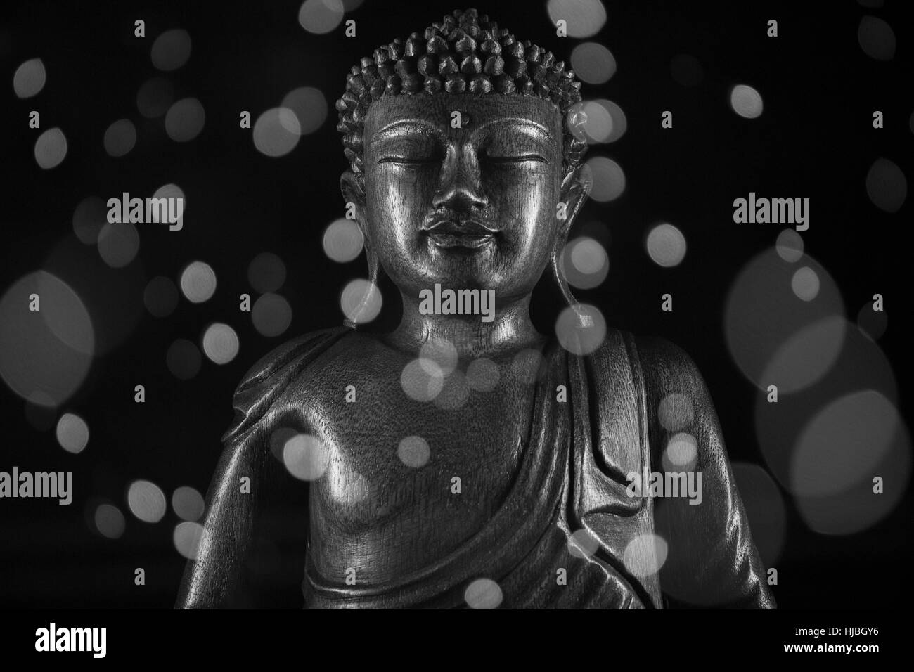 Buddha Skulptur 佛/像/佛像 Stockfoto