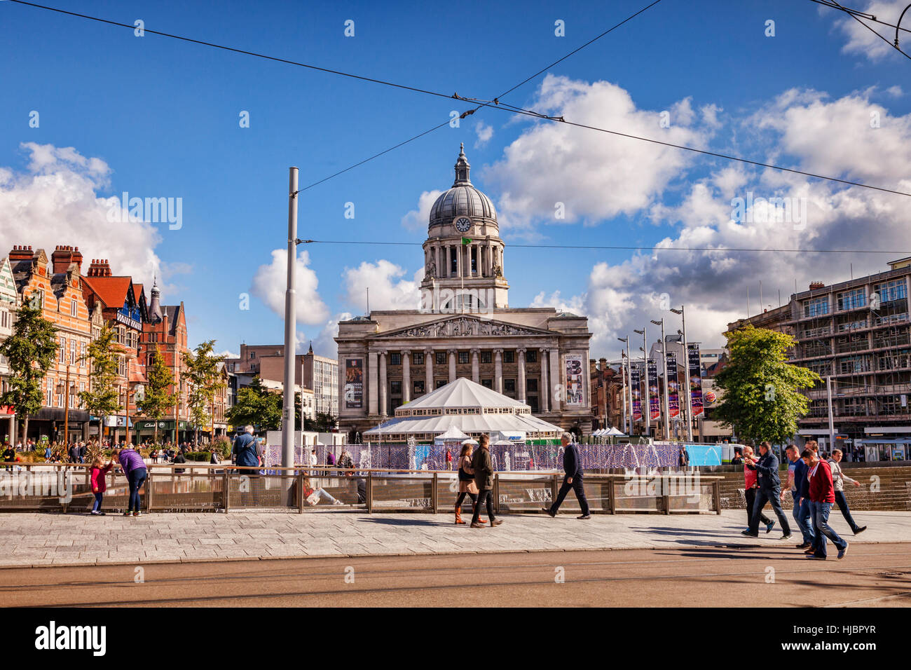 Marktplatz, Nottingham, England, UK Stockfoto