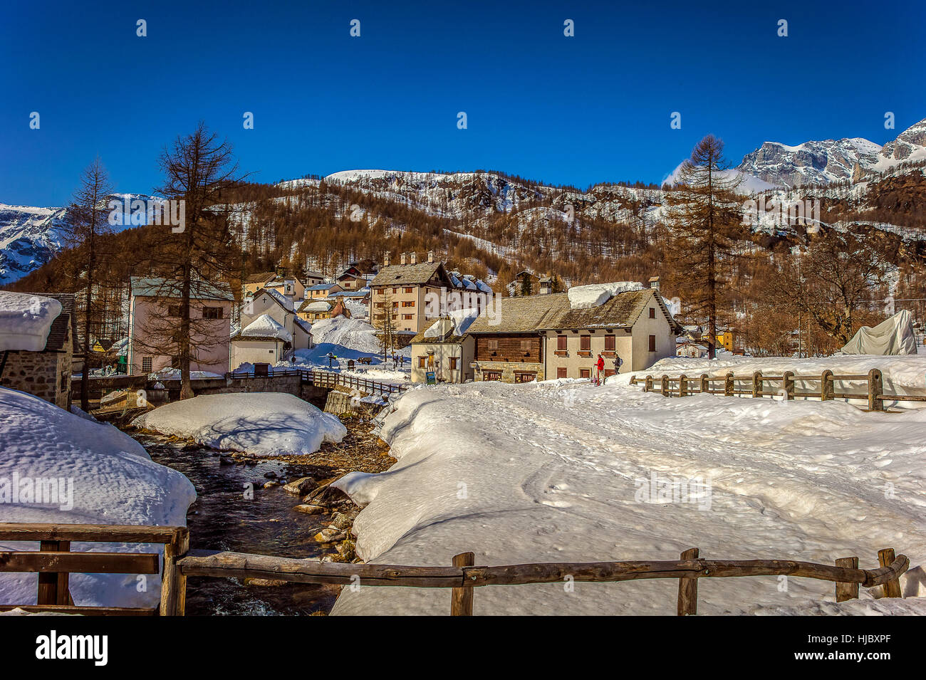Italien Piemont Val Formazza - Devero Stockfoto