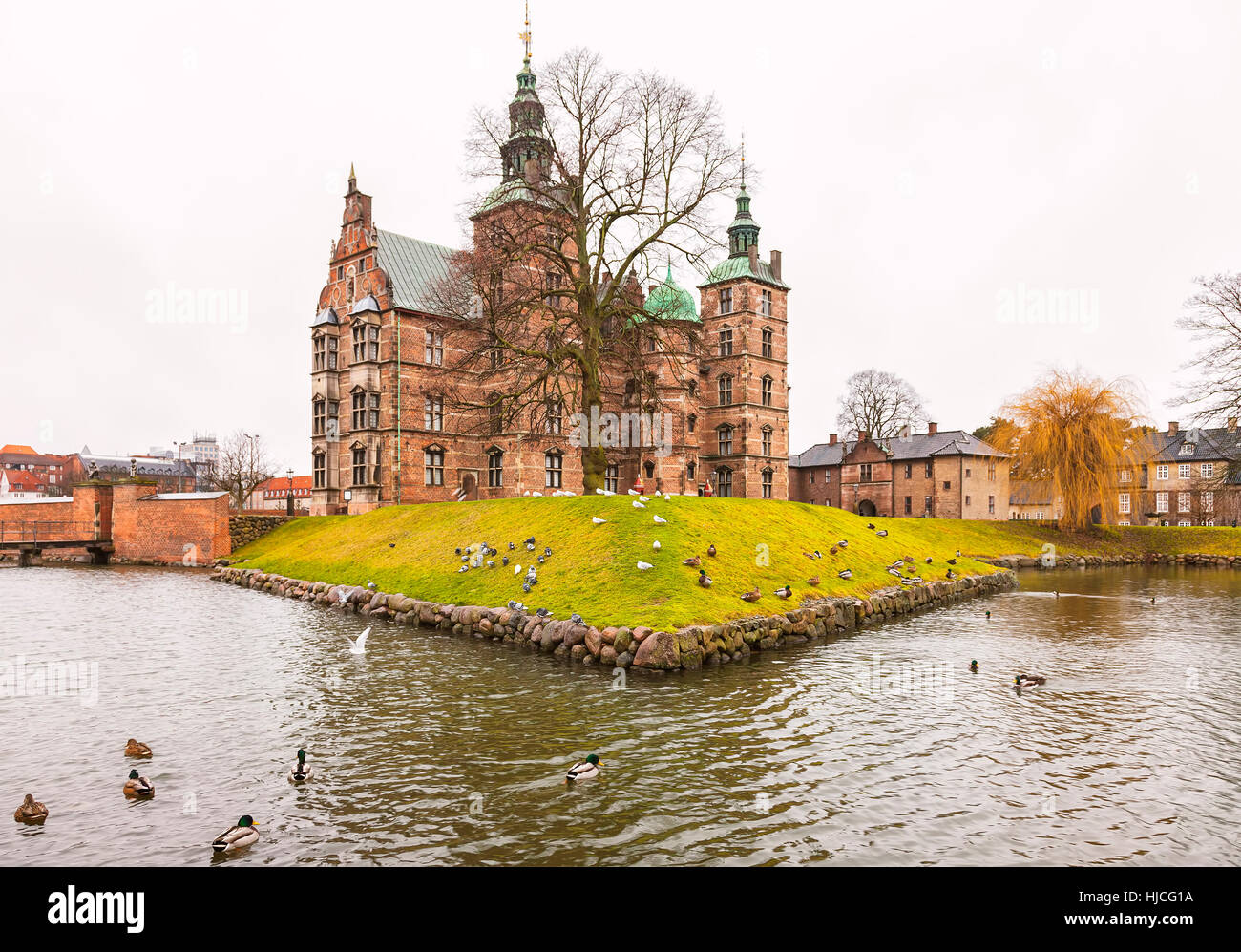 Bild von Schloss Rosenborg in Kopenhagen. Stockfoto