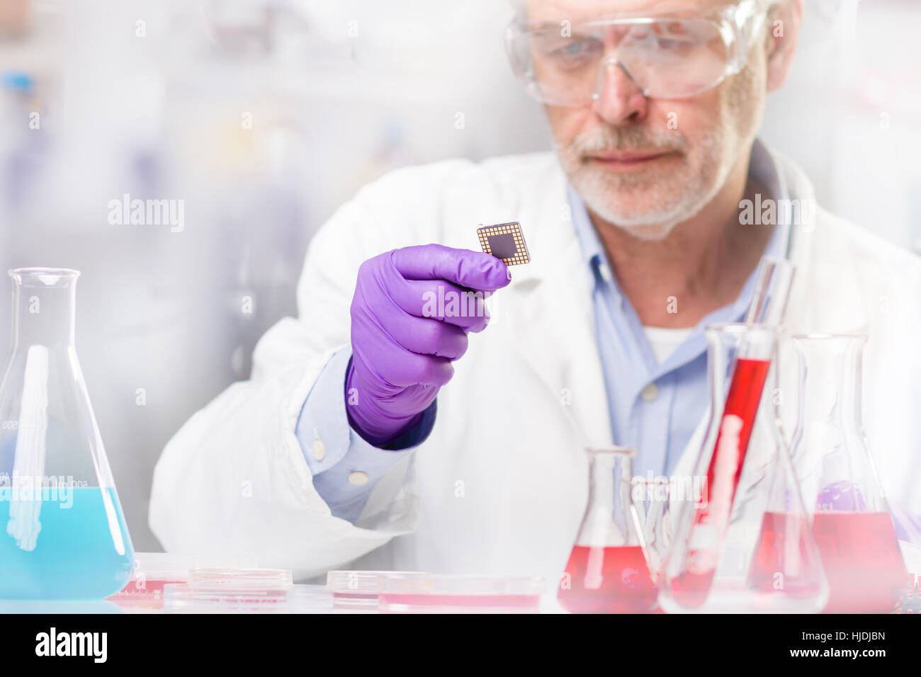 Life Science-Forschung. Stockfoto