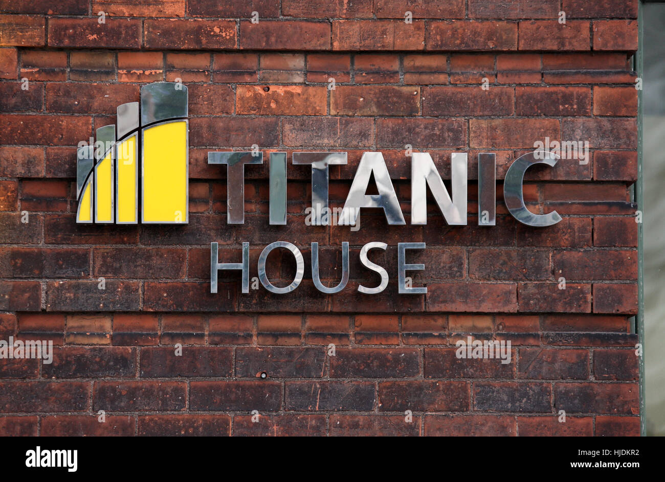 Titanic Haus in Belfast Stockfoto