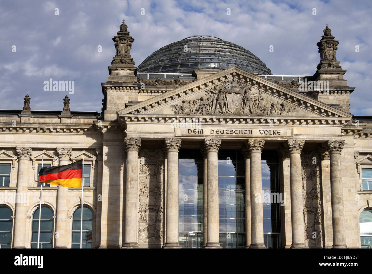 Reichstag in berlin Stockfoto