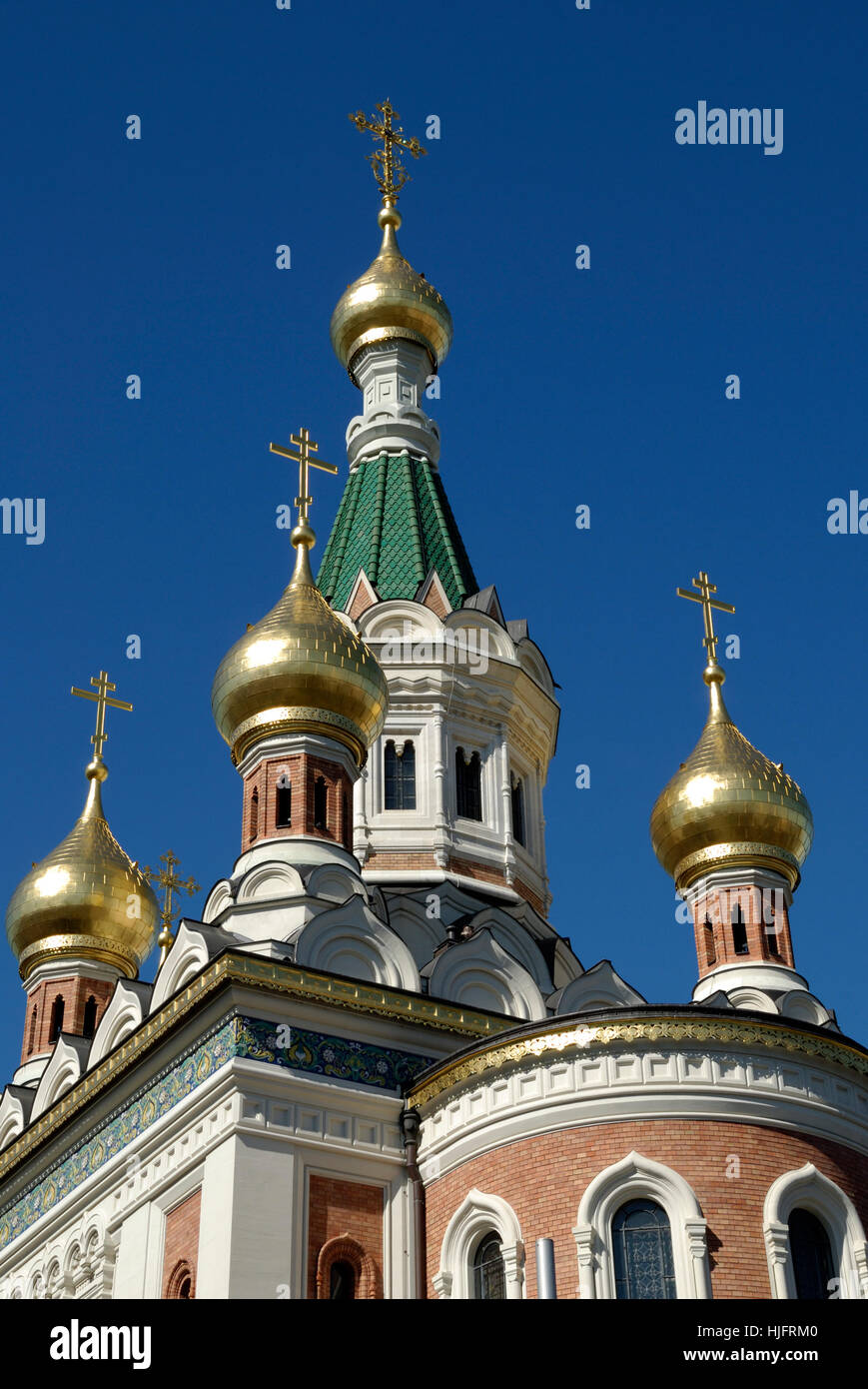 Kirche, Wien, Österreicher, paar, Revolver, blau, Kirche, Himmel, Paradies, Stockfoto