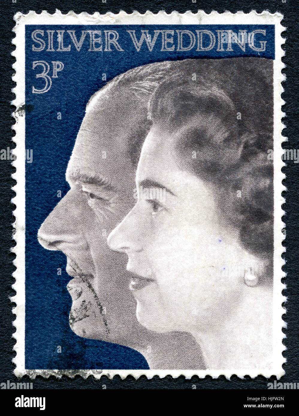 Großbritannien ca. eine gebrauchte Briefmarke aus dem Vereinigten