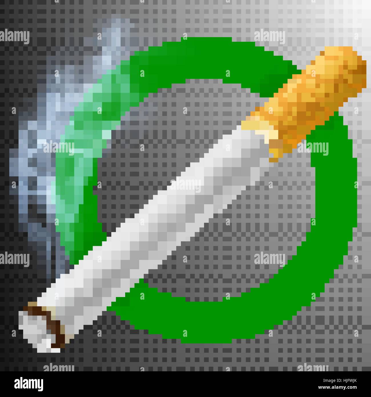 Raucher Bereich Zeichen. EPS 10 Stock Vektor