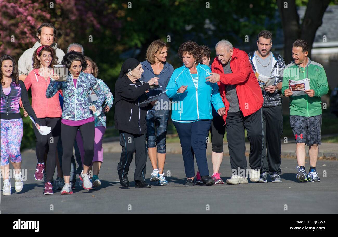 My Big Fat Greek Wedding 2 Jahr: 2016 USA Regie: Kirk Jones Joey Fatone, Gia Carides, Michael Constantine, John Corbett, Lainie Kazan, Stavroula Logothettis, Louis Mandylor, Andrea Martin, Bess Meisler, Nia Vardalos Stockfoto