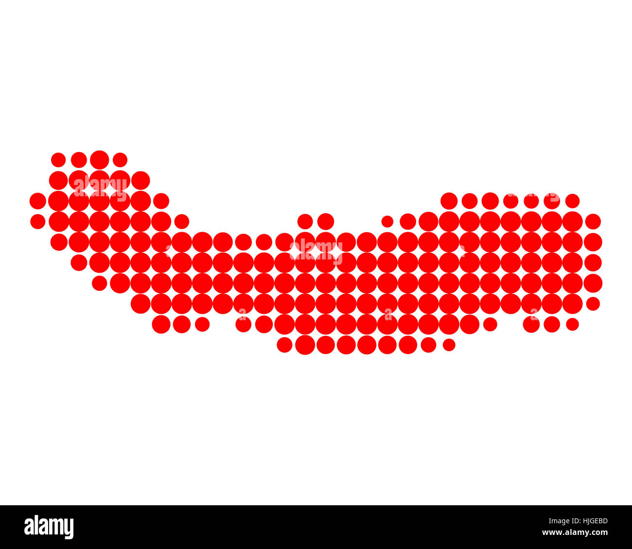 Illustration, Portugal, Kreis, Karte, gepunktet, Dot, Raster, Azoren, Design, Stockfoto