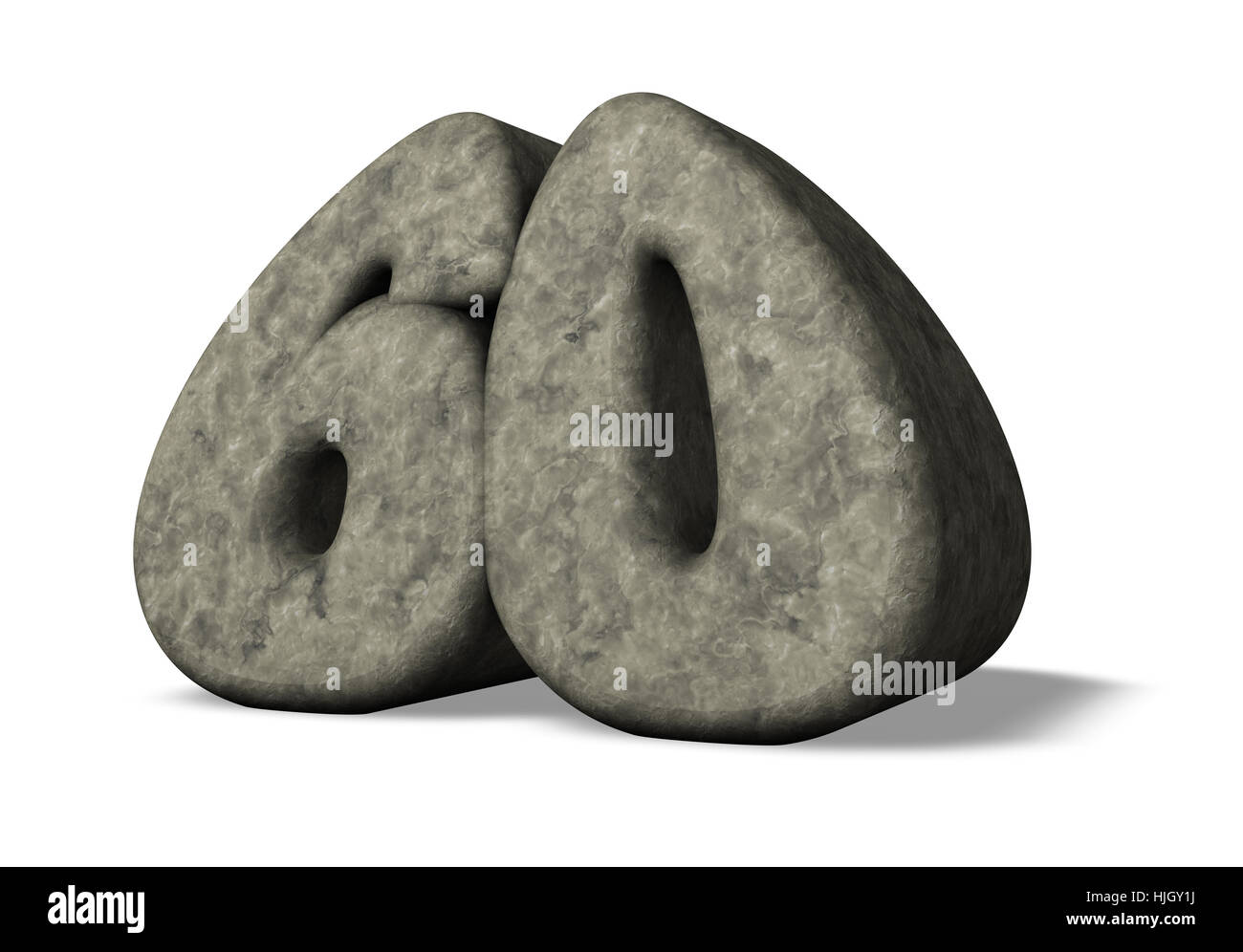 Zeichen, Signal, Denkmal, Stein, Anzahl, sechzig, Piktogramm, Symbol