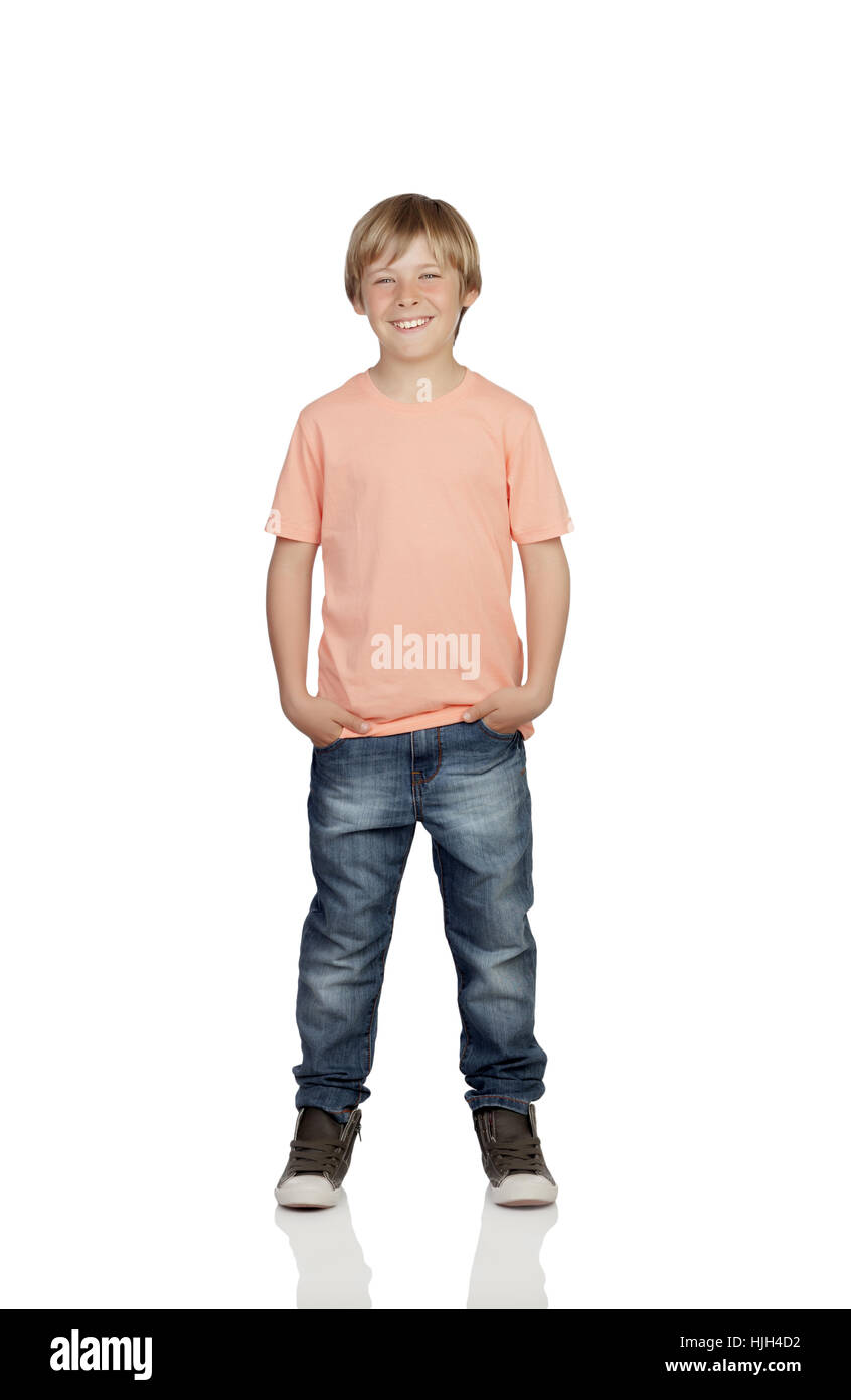 Bildung, Jeans, Hosen, Jean Hose, stehend, voll, Schicht, lässig, Stockfoto