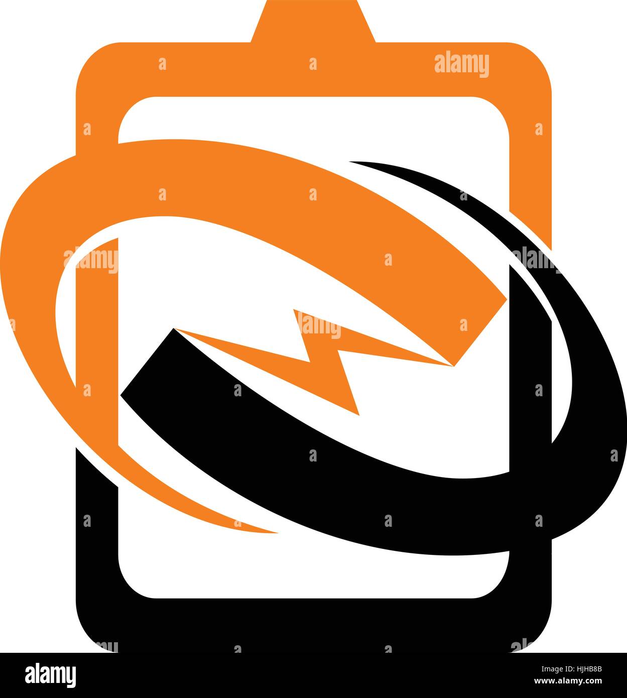 Bolt Strom Center Infinity Stock Vektor