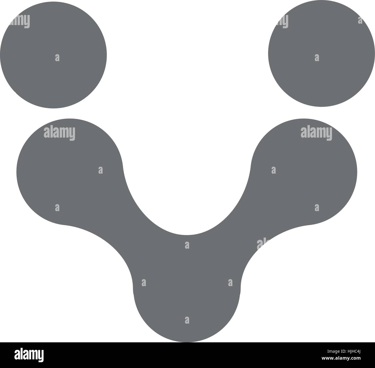 Synergie-Logo erste V Stock Vektor