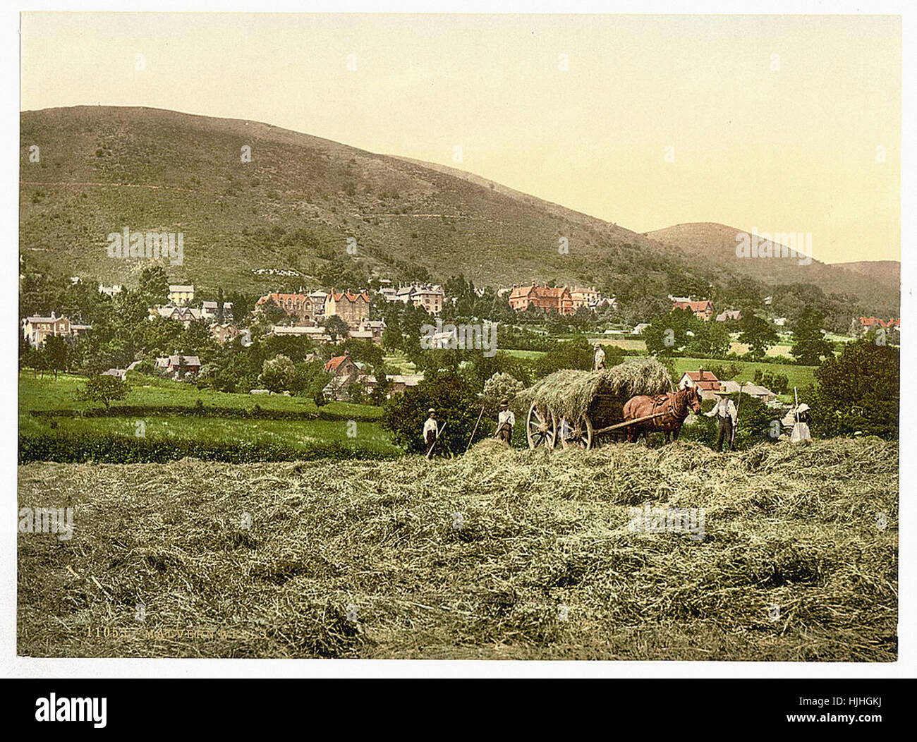 Malvern Wells, England - Photochrom XIXth Jahrhundert Stockfoto