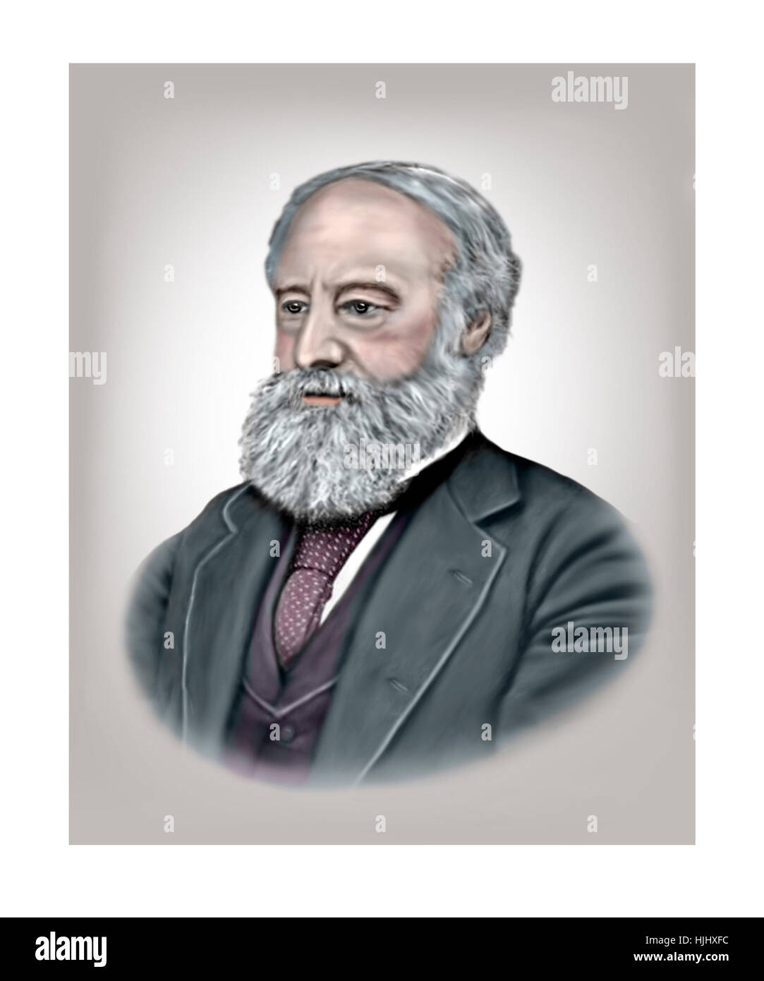 James Prescott Joule, 1818-1889, Physiker, Brauer Stockfotografie - Alamy