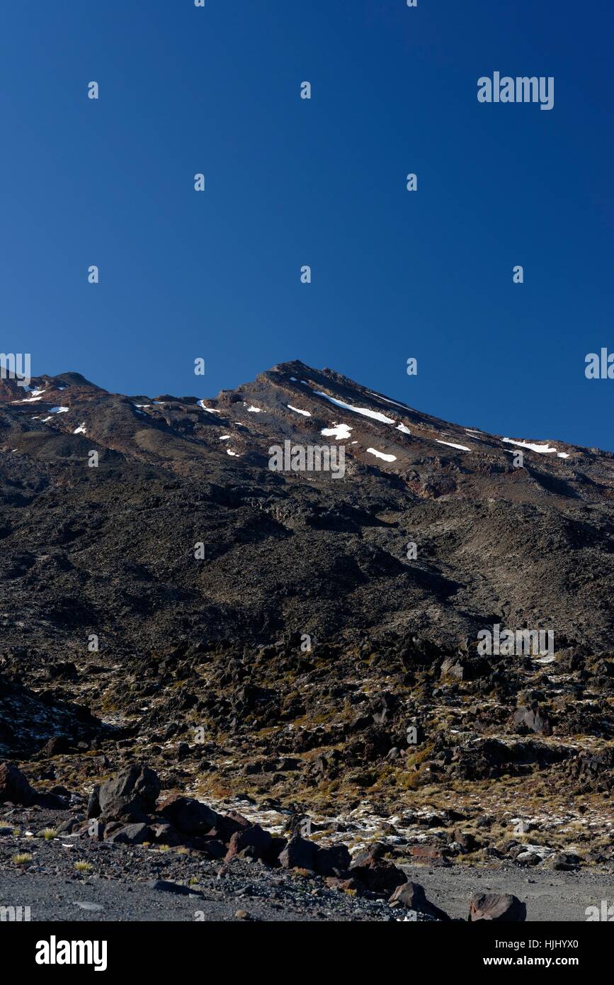 Mt. Taranaka vulkangegel Stockfoto