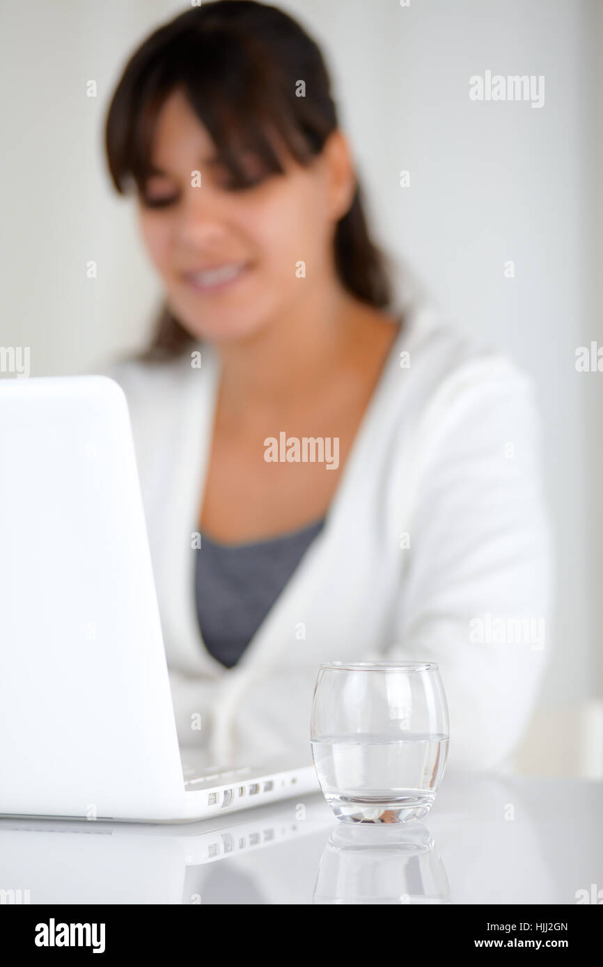 Frau, Mensch, Menschen, Menschen, Folk, Personen, Mensch, Mensch, Laptop, Stockfoto