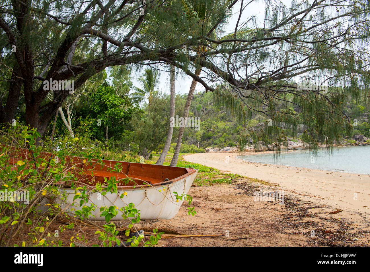 Der Strand von Picnic Bay, Magnetic Island-Queensland-Australien Stockfoto