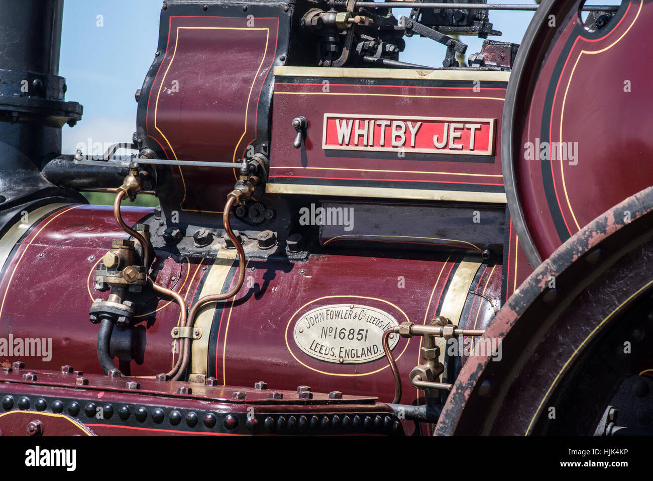 Whitby Jet, eine 1926 Fowler Dampf Zugmaschine Stockfoto