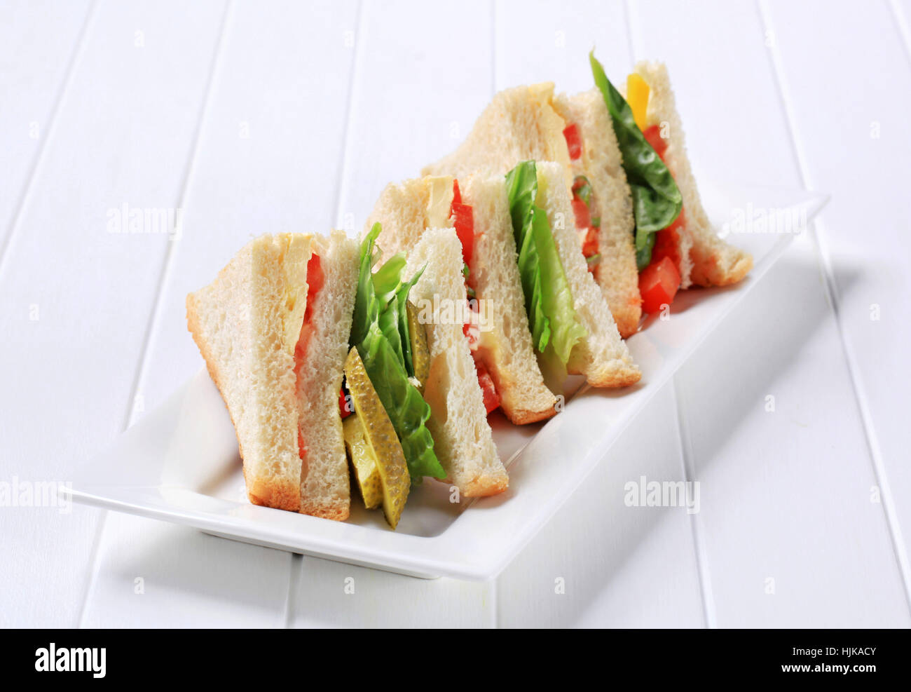 Lebensmittel, Nahrungsmittel, Brot, Pfeffer, rechteckige, Schüssel, Teller, Gemüse, Dreieck Stockfoto