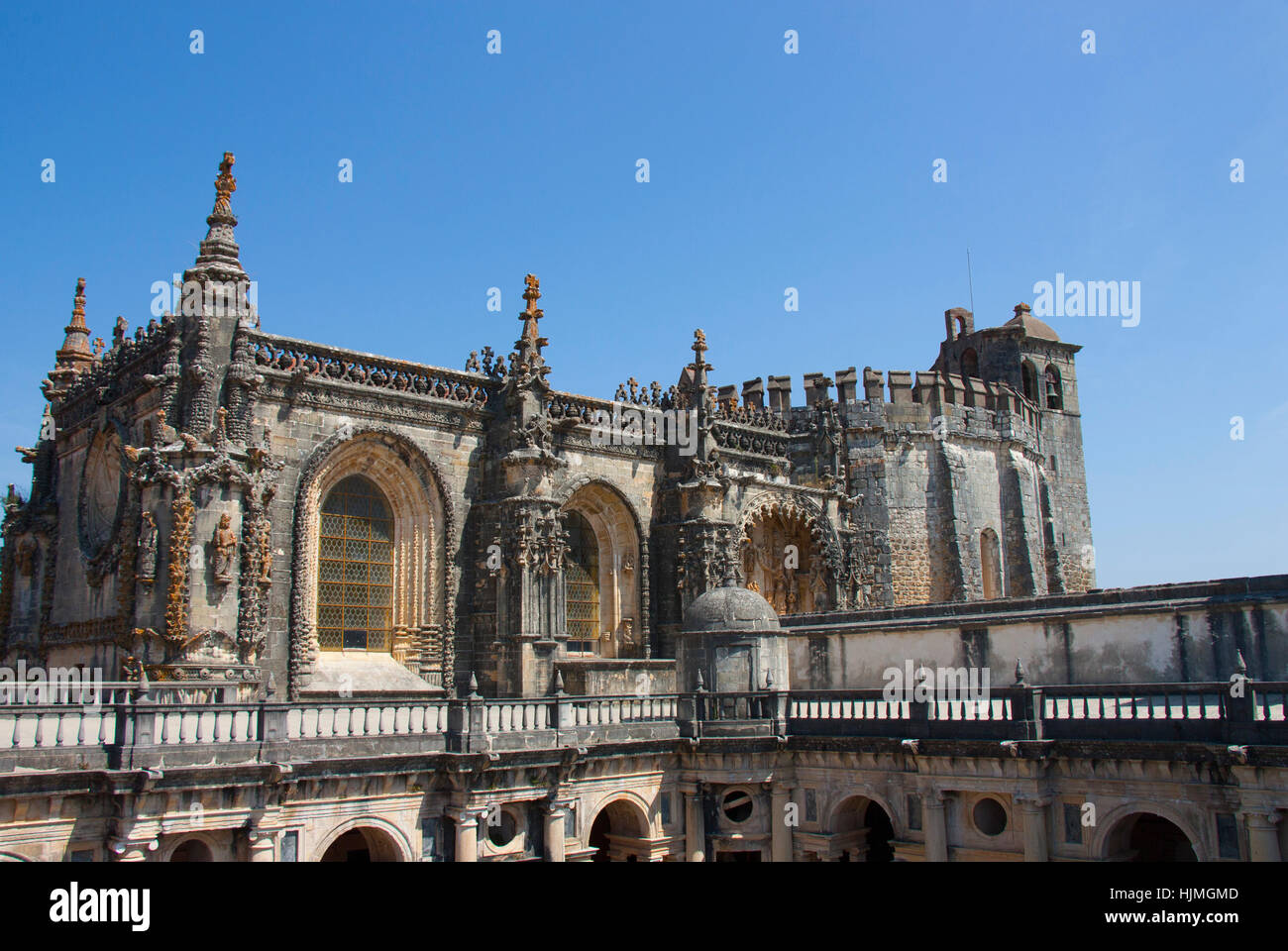 Convento de Cristo, UNESCO-Weltkulturerbe, Tomar, Portugal Stockfoto