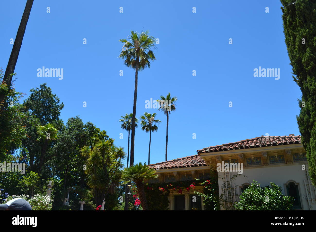 Hearst Castle in Kalifornien Stockfoto