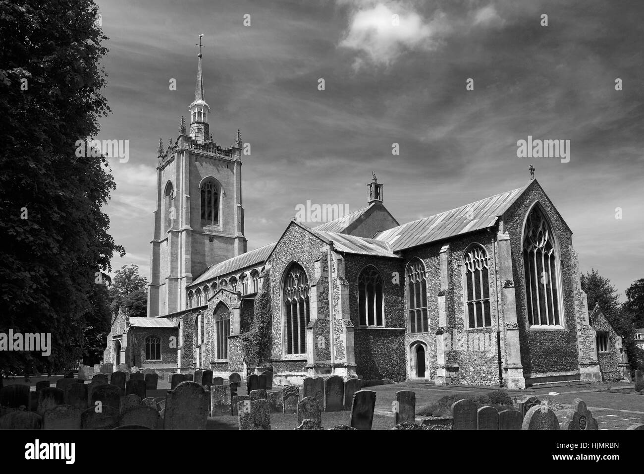 Pfarrkirche St. Peter und St. Paul, Swaffham Stadt, North Norfolk; England; UK Stockfoto