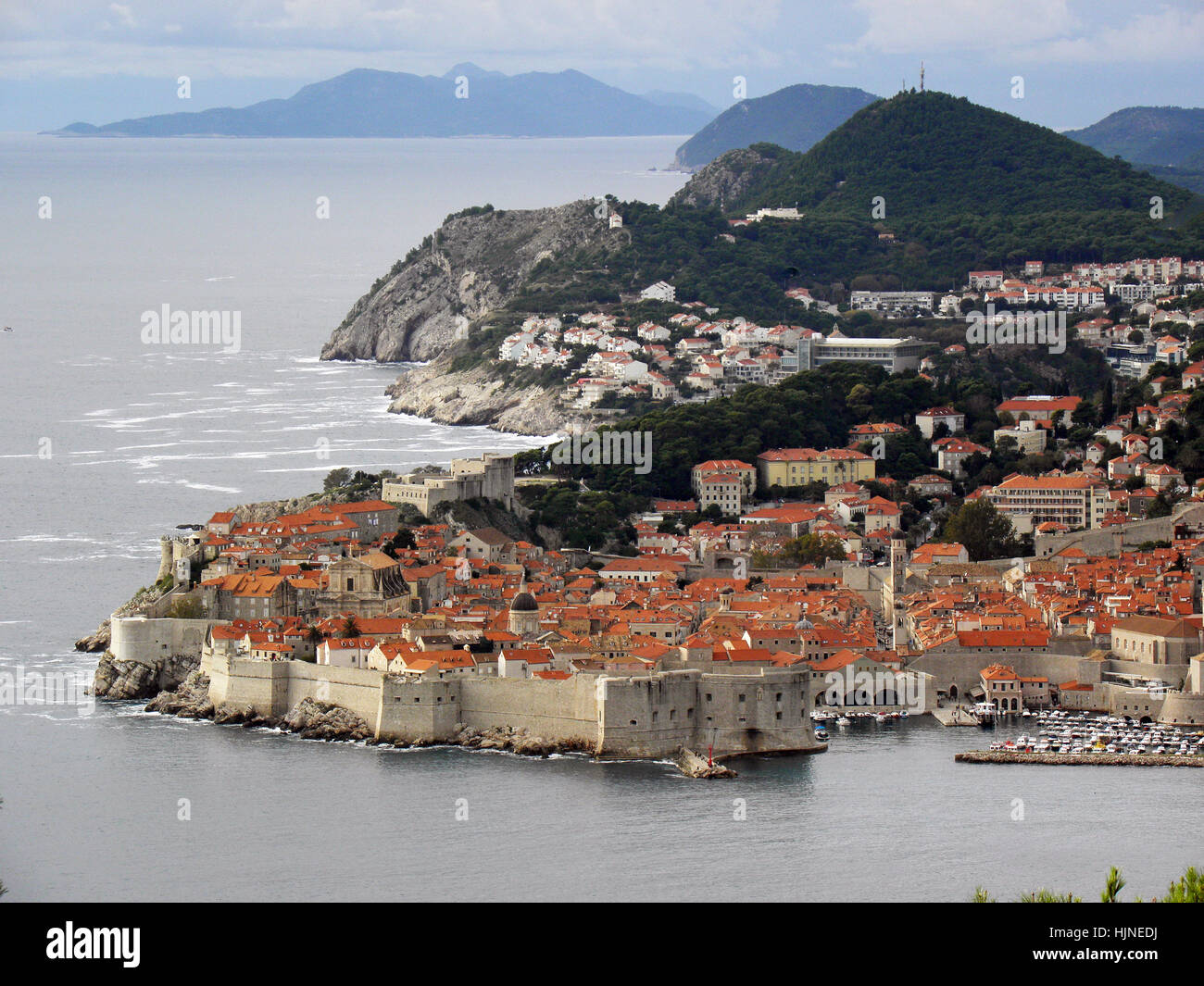 Dubrovnik, berühmten alten Hafen und Stadt, Kroatien, Europa, 3 Stockfoto