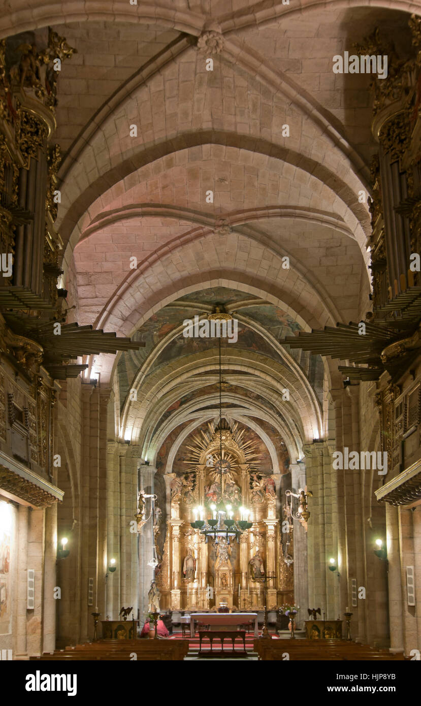 Kathedrale, Mondoñedo, Lugo Provinz, Region Galicien, Spanien, Europa Stockfoto