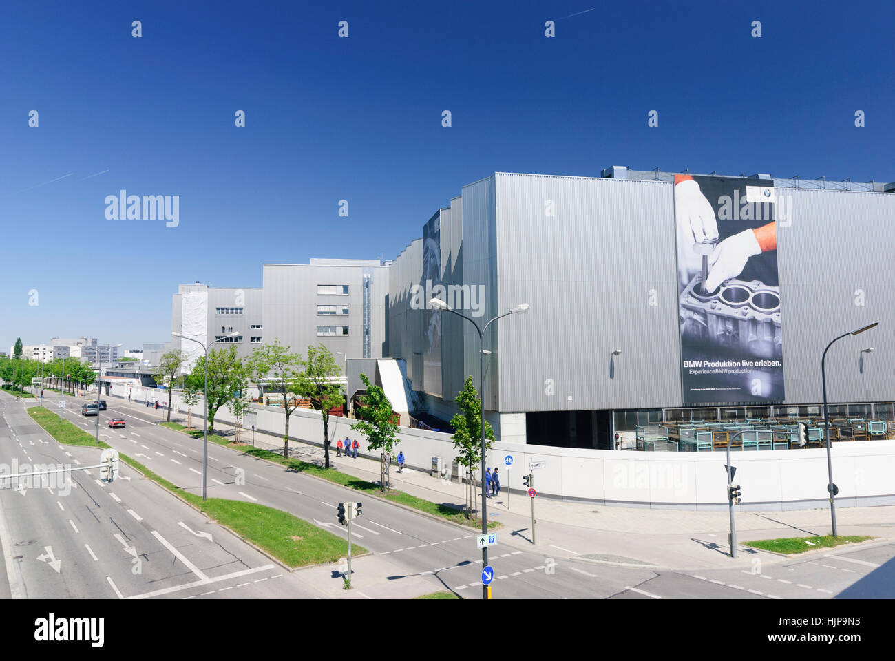München, München: BMW Fabrik Gebäude, Oberbayern, Oberbayern, Bayern, Bayern, Deutschland Stockfoto