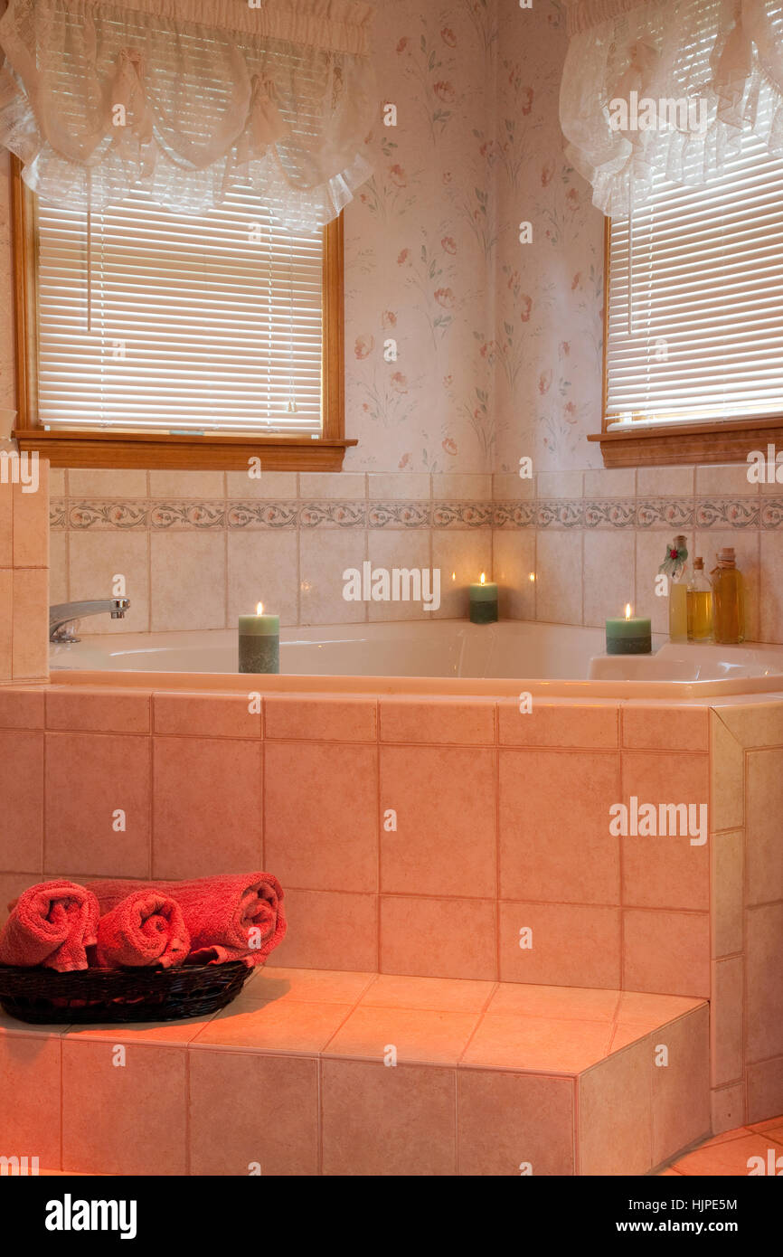 Schaufenster Wohn Bad, USA Stockfoto