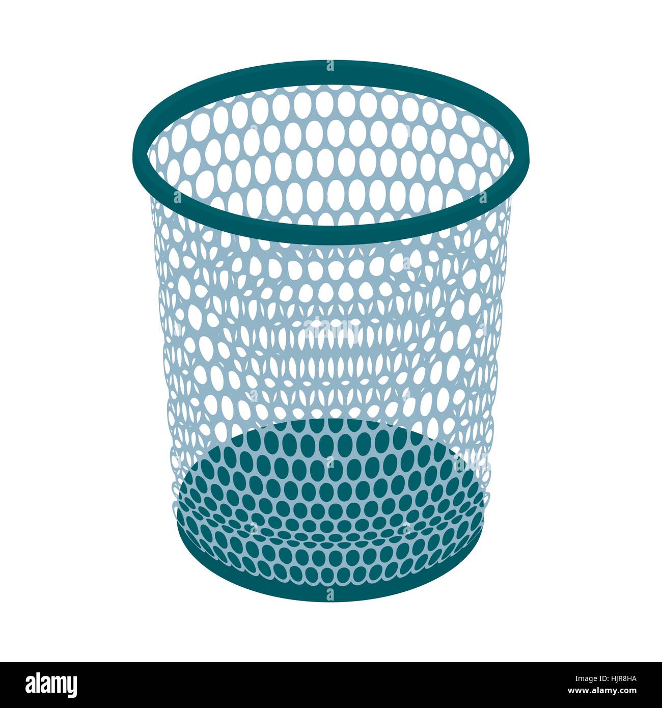Papierkorb Korb Symbol Im Cartoon Stil Auf Einem Weissen Hintergrund Stock Vektorgrafik Alamy