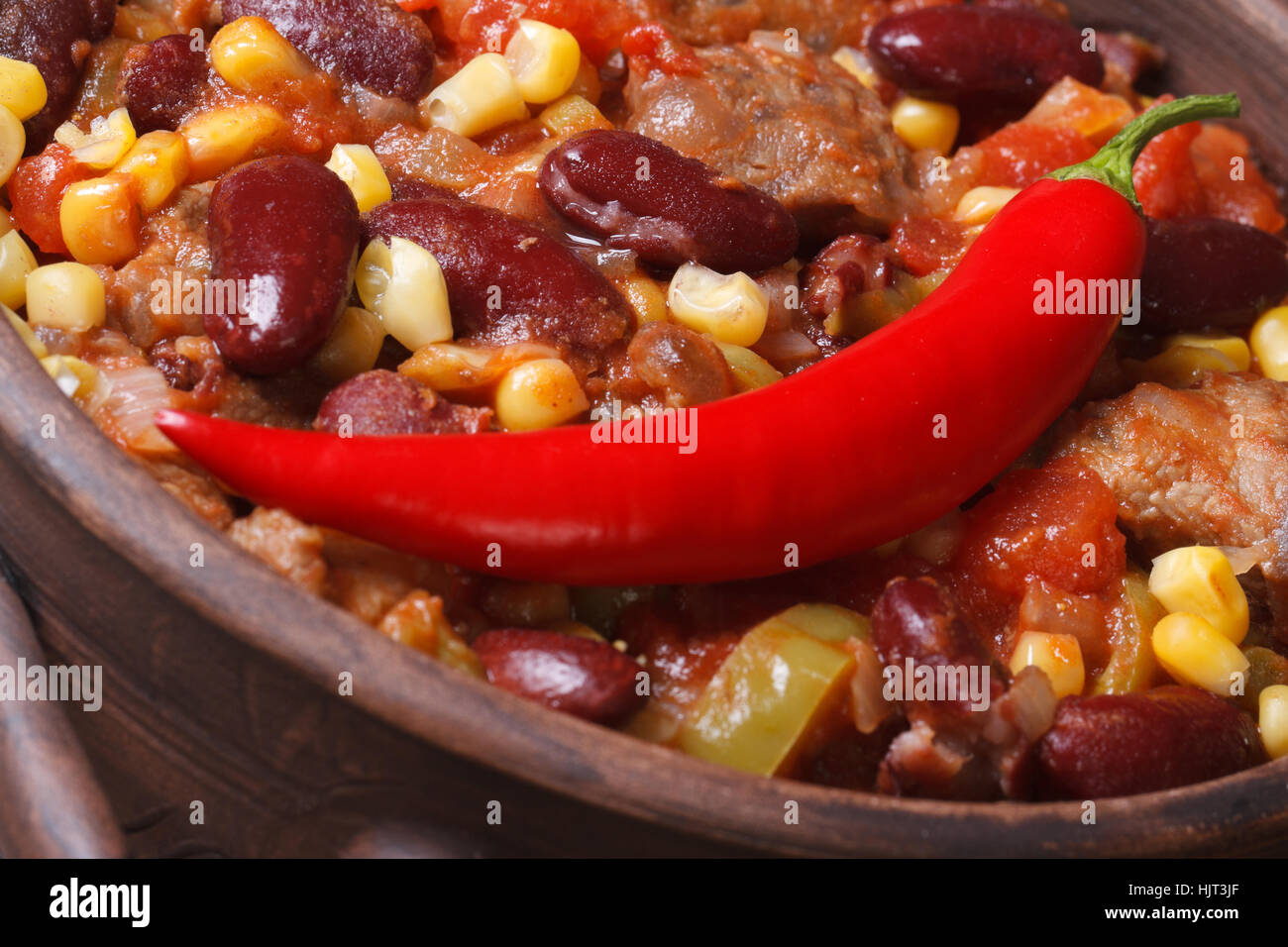 Kidneybohnen In Chili Con Carne Stockfotos und -bilder Kaufen - Alamy