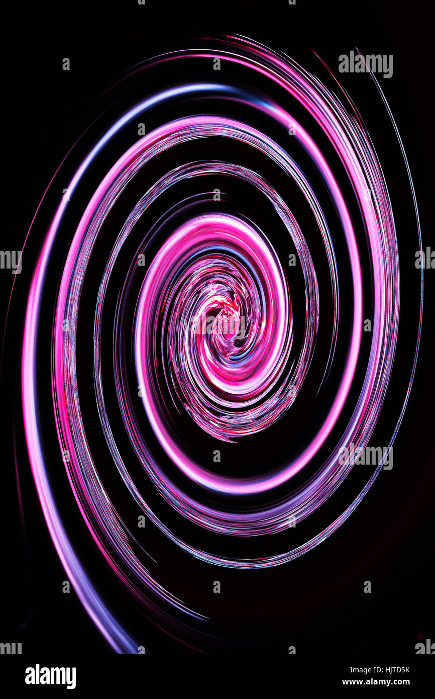 Candy Cane, Zuckerwatte, Wirbel, Strudel der rosa rosa. Stockfoto