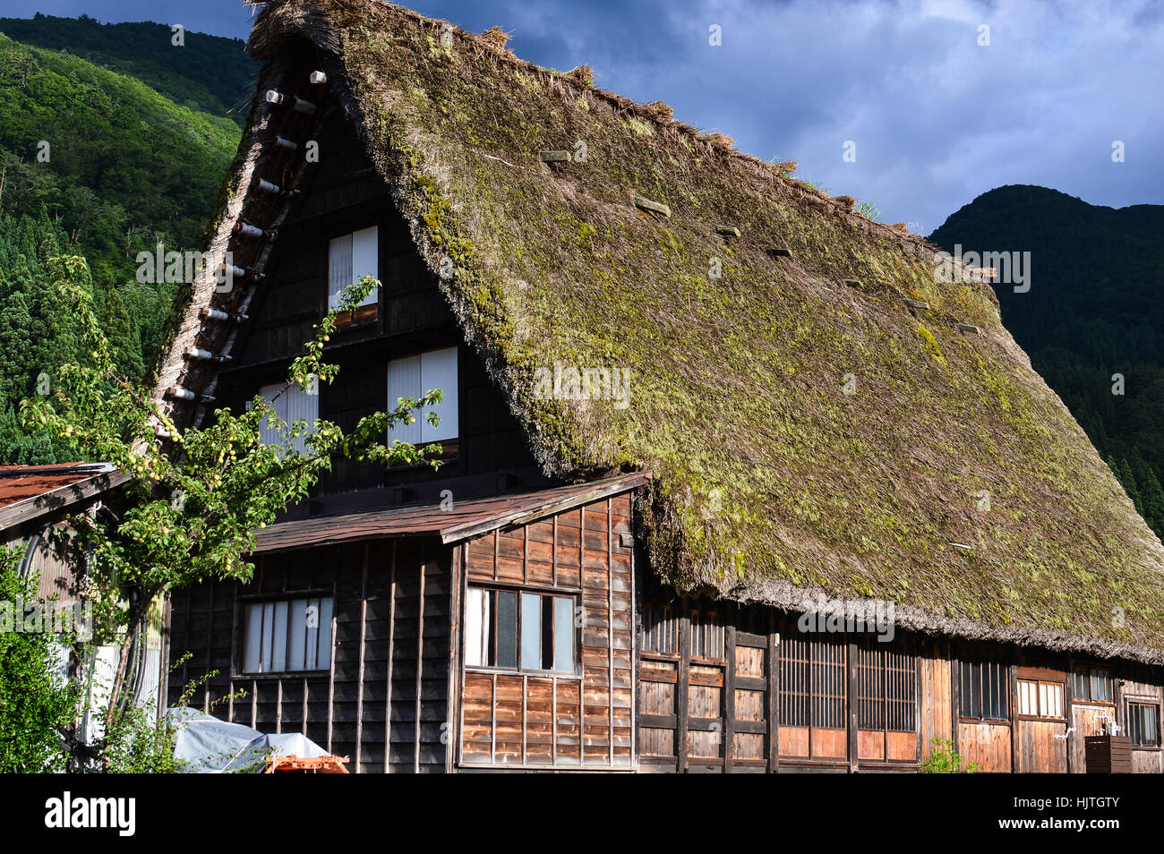 Trampen in Japan Stockfoto